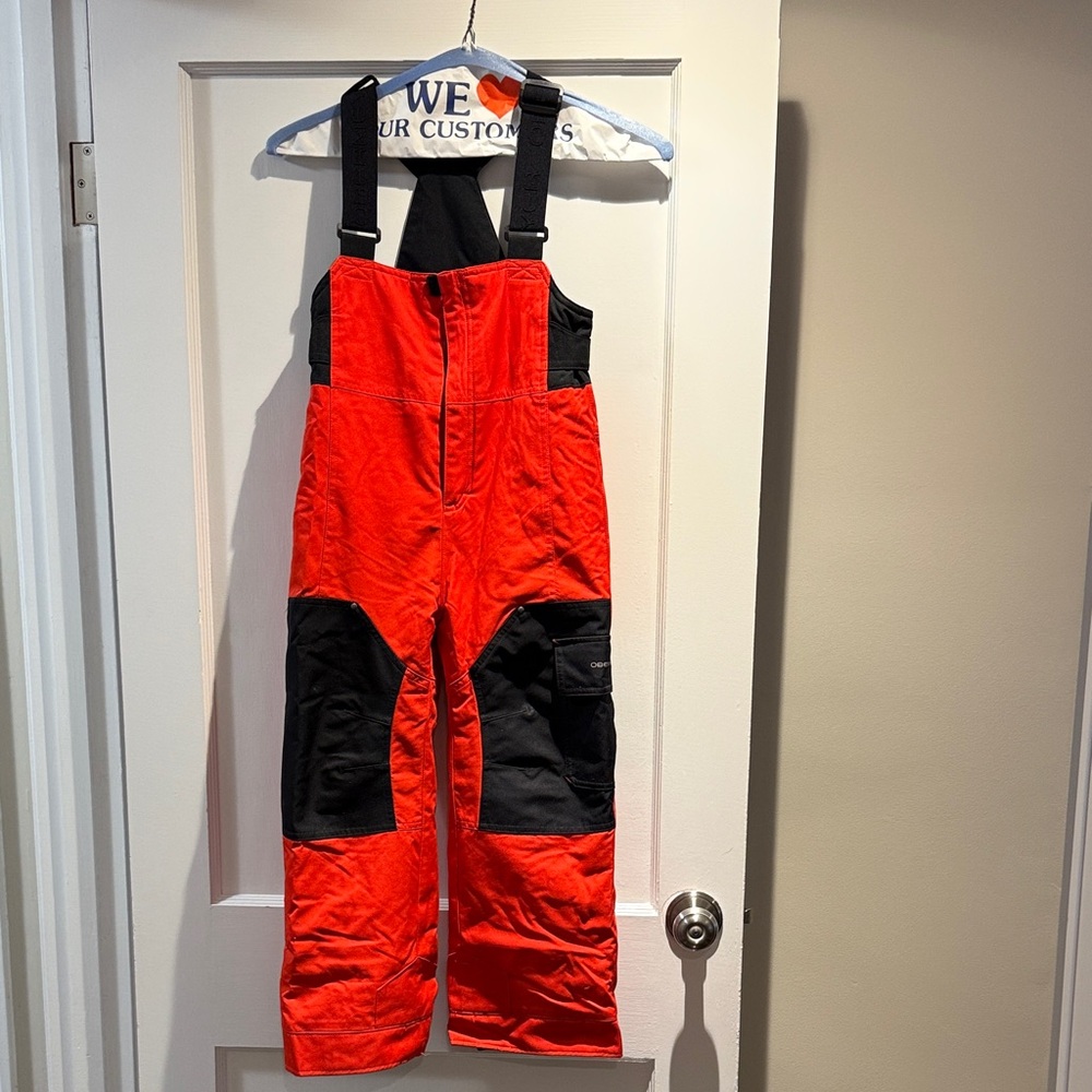Obermeyer Kids Red and Black Ski/Snow Bib Pants